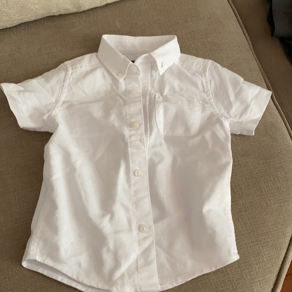 2t White Button Down